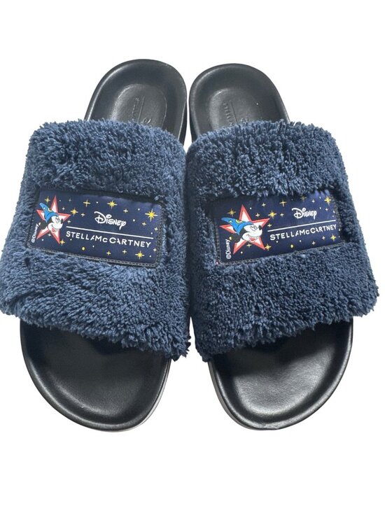NWB Stella McCartney Fantasia Mickey Vesta Slides Navy Mens Size 43 main image 9